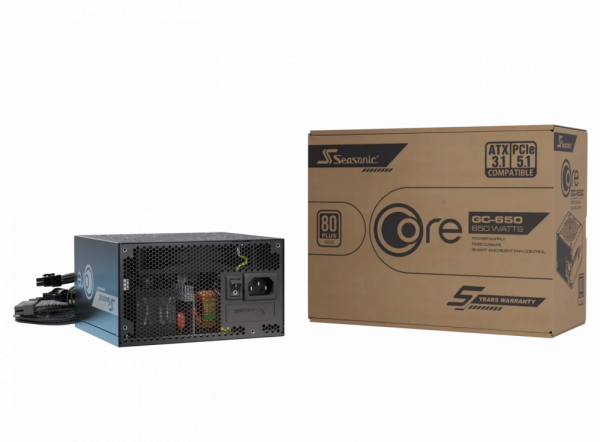 PSU SEASONIC CORE GC-650 GOLD PSU SEASONIC CORE GC-650 GOLD