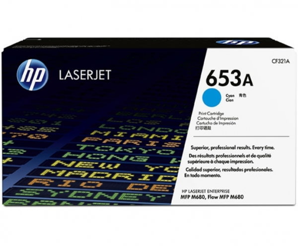 HP 653A original Toner cartridge CF321A cyan standard capacity 16.500 pages 1-pack