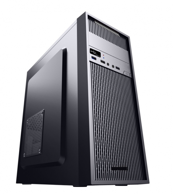 Chassis POWERCASE 173-G04 Micro ATX/ATX, 2x3.5