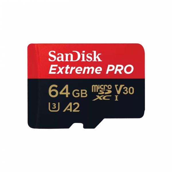Карта памет SANDISK Extreme PRO microSDXC, 64GB Карта памет SANDISK Extreme PRO microSDXC, 64GB