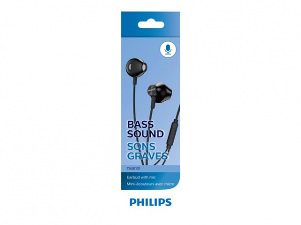 PHILIPS Headphones in-ear 14.2mm drivers open-back black