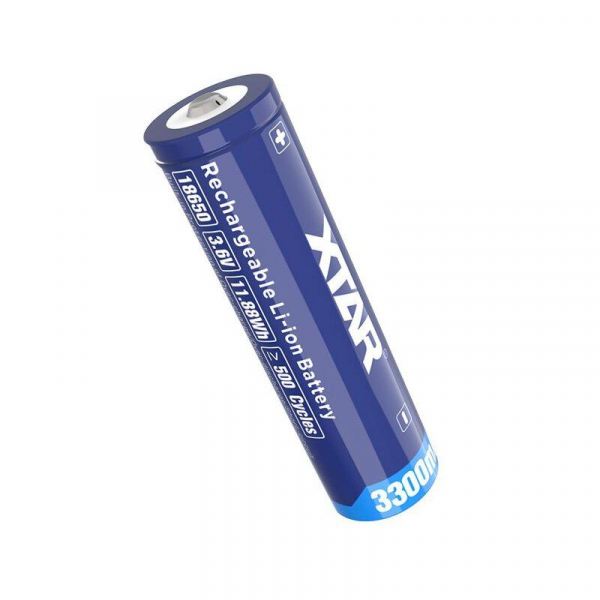 Акумулаторна батерия XTAR за фенери 18650 със защита , 3300mAh, Li-ion