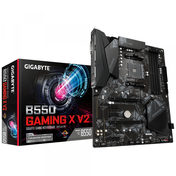 Дънна платка GIGABYTE B550 GAMING X V2 Socket AM4, 4 x DDR4, RGB Fusion, V2 (rev. 1.0) Дънна платка GIGABYTE B550 GAMING X V2 Socket AM4, 4 x DDR4, RGB Fusion, V2 (rev. 1.0)