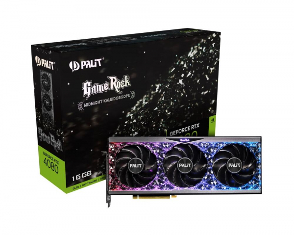 Palit GeForce RTX 4080 GameRock 16GB GDDR6X, 256bit, 1x HDMI 2.1a, 3x DP 1.4a, 3 Fan, 3x 8-pin pwr connector, 850W, NED4080019T2-1030G