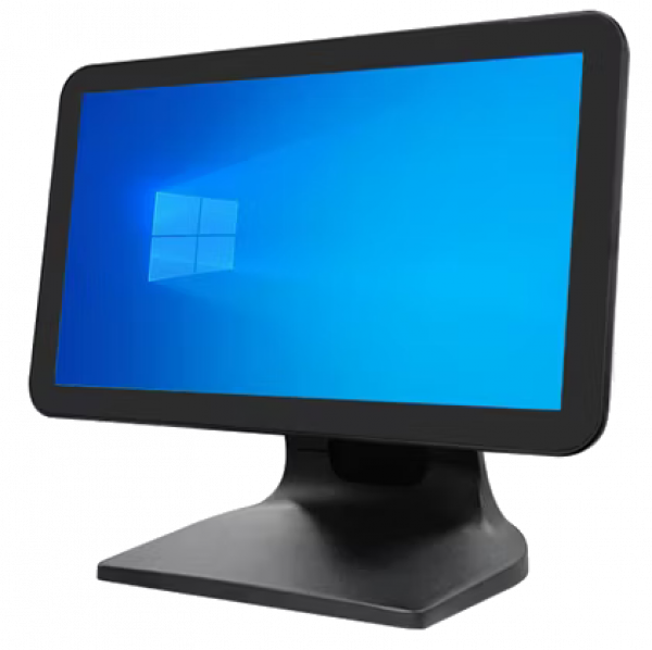 POS-1528 15.6-инчов стационарен тъч POS терминал с метална основа